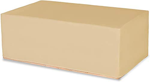 TexDeko Husse für Europaletten Überzug wasserabweisend Bezug für Europaletten (3 Paletten 120x80x44cm, Beige)