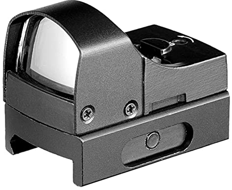ACEXIER Mini-Punktvisier Reflex-Rot-Grün-Zielfernrohr mit EIN/Aus-Schalter Airsoft-Jagdschießen 20-mm-Schienenmontage