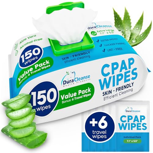CPAP Wipes Duracleanse 150 Count