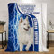 Weißer Deutscher Schäferhund Flanell Decke 3D Druck Tier Hund Winter Warme Weich Kuscheldecke Kinder Erwachsene Jungen Microfaser Flauschig Decke Home Couch/Bett/Büro Wohndecke 150x200 cm