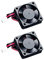 Super Print 4010 Cooling Fan 24V DC Hydraulic Bearings Brushless Fan Cooler Low Noise 0.12A 40mm x 40mm x 10mm.(Pack of 2PCS-24V)