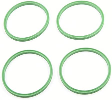 YUCKMZ Guarnizione per tubo dell'aria di carica, compatibile con Audi, VW, Skoda, Seat 1.9/2.0, TDI Caddy Transporter Golf Passat 57,85 mm, 4 pezzi