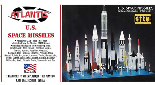 Atlantis - 1/128 US Space Missiles, 36 pcs - Plastikmodellbausatz