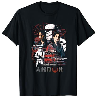 Star Wars: Andor Character Collage Poster T-Shirt