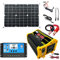 Kit de panneau solaire portable avec système d'alimentation solaire 4000 W avec 2 ports USB, régulateur de charge solaire 30 A, affichage à LED, charge rapide pour l'alimentation de secours