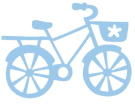 Craftelier - Mini-Stanzform für Scrapbooking, Basteln und Kartenherstellung, Dekorationen und Projekte | Fahrradform - Ungefähre Größe des Würfels: 4,2 cm x 3,08 cm