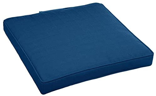 Hespéride - Galette de Chaise 4 Points Korai Bleu Indigo