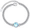 Myshiwu 925 Sterling Silber Cuban Link Armband Vintage Thai Silber Heavy Duty Mondstein-Armband für Frauen Geschenk
