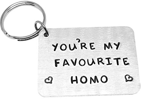 Außerirdischer Schlüsselanhänger Liebe quadratische Schlüsselanhänger aus Edelstahl Kanada Schlüsselanhänger