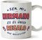 MUGFFINS Tazas para HERMANO - En Español - Soy el único regalo que necesitas - 11 oz / 330 ml - Regalo original y divertido