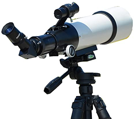 Teleskop, 80 mm hochauflösendes Linsenteleskop für die Astronomie, Einsteiger-Teleskop mit Stativ Good
