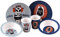 Kids Lion Zebra 6 Piece Melamine Kids Breakfast Set - Plate Bowl, Cup