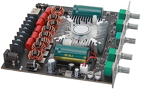 Bluetooth 5.1-Leistungsverstärker, XY S350H 220 W X 2 350 W 2.1-Kanal-Bluetooth-Leistungsverstärkerplatine Unterstützt Benutzerdefinierten Bluetooth-Namen DC 18 V-38 V