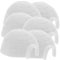 Toyvian 6St Iglu-Modell Miniaturfiguren Figuren für Kinder Plastikmodelle Iglu-Miniatur Antarktis-Figurenspielzeug Mini Eishaus Figuren von Bauernkindern Iglu-Ornamente Iglu-Figuren-