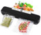 Vacuum Sealer Machine Food Vacuum Sealers for Sous Vide Cooking, 4-in-1 Easy Options, Food Preservation with Vacuum Bags…, Black