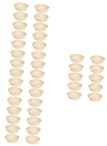 Alipis 40 Pz carta per friggitrice ad aria teglia in silicone carta pergamena rotonda tappetini friggitrice ad aria tappetini per friggitrice ad aria teglie da forno girare domestico