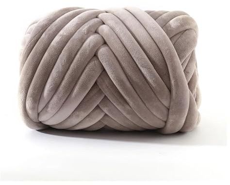 GSJNHY Sperrige Armstricken Wolle 1 kg Super-Samt-Grobgarn, Dicker, sperriger Riesenfaden, weiße Tasche for Handstricken, gewebt, DIY, Arm, weich, große Decke, Teppich (Color : 25)
