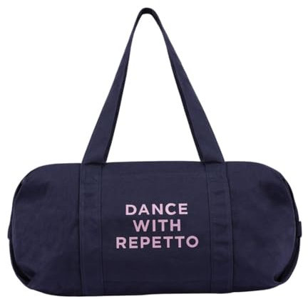 Sac polochon en Coton Taille M Bleu Nuit B0232DWR
