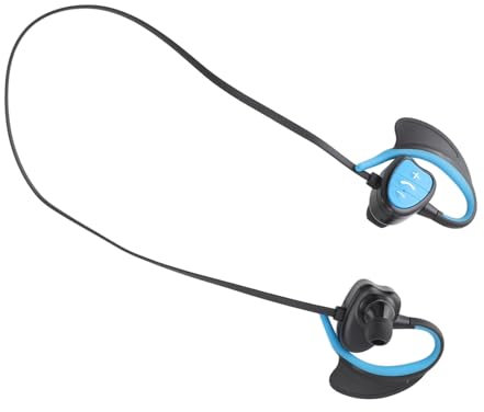 Casque Bluetooth, Casque de Natation sans Fil IPX8 Professionnel étanche Intelligent Invite Vocale Réduction du Bruit écouteurs de Sport pour la Plongée Surf (Bleu)