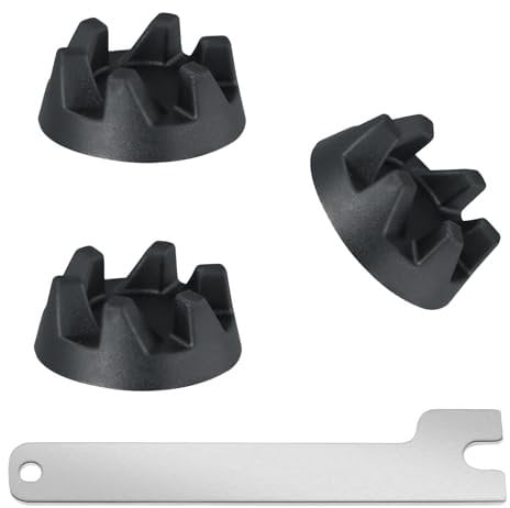 Dewocke Blender Coupler - Durable Rubber Gear Clutch, Replacement Parts Compatible with 9704230, KSB52, KSB5, 5KSB52, and 5KSB5 Models, 3-Pack with Installation Tool