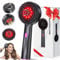 Kopfmassagegerät Elektrisch 2-in-1 Kopfhaut Massagebürste Elektrisch, Elektrische Haarbürste -Rotlicht Haarmassagebürste Elektrisch Scalp Massager, 3 Modi, Ölspender Für Haare,360° Knetmassage (Asche)