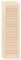 vidaXL Portes d'armoire à persiennes 2 pcs 99x29,5 cm pin massif, porte de meuble, porte de garde-robe, panneau à persiennes en bois