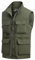 MeiLayM Herren Outdoor Weste Anglerweste mit Vielen Taschen Schnelltrocknende Sport Weste Atmungsaktiv Freizeitweste Leicht Multifunktionsweste Jagd Fotografie Ärmellos Jacke Armeegrün,L