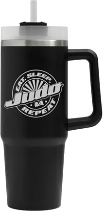 Judo Eat Sleep Repeat Grand gobelet, grande tasse isotherme Judo Eat Sleep Repeat