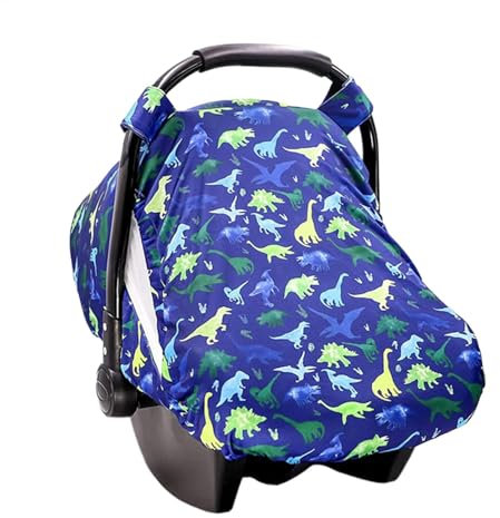 saibunratus Autositzbezug für Kinder, Reise-Autositz, Kindertrage, Baldachin, Kick-Proof Kinderwagen Sonnenschutz Abdeckung mit 2 Schichten Fenster für Reisen, Outdoor, Flugzeug