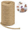 vsshe Natur Juteschnur Kordel, Juteseil 6mm x 15M, Garten Kordel Juteschnur Reißfest, Sisal Seil für Katzen, Starkes Naturfaser Hanfseil für Kratzbaum, Garten, DIY, Dekoration, Bündeln und Camping