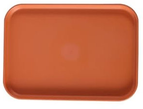 22 * 30.5CM Orange Plastic Serving Tray Rectangular Decorative Storage Organizer Tray For Hotel,Home,Restaurant Organizer