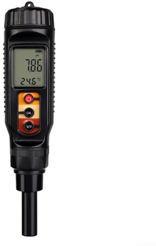 Digitales pH-Messgerät, flache Platte, Teig Boden, pH-Messgerät, Thermometer, schnelle Messung pH-Tester, mit LCD-Display Thermometer