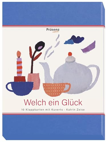 Welch ein Glück: 10 Faltkarten mit Umschlägen von Katrin Zeise: 10 Klappkarten mit Kuverts von Katrin Zeise
