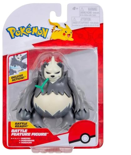 Pokémon Pangoro Battle Feature Figure - 4.5-Inch Pangoro Battle Ready Figure with Punch attack