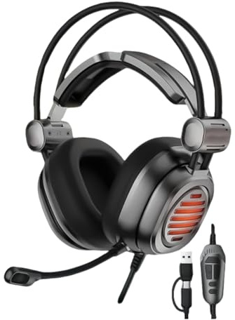 Dasbsug Esports Écouteurs de jeu confortables avec son immersif précis et léger