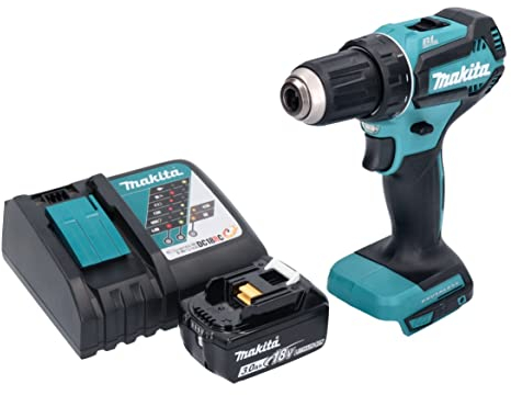 Makita Trapano avvitatore a batteria DDF 485 18V con batteria 3Ah e caricatore