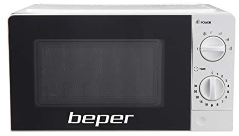 BEPER FORNO MICROONDE 20 LT SENZA GRILL 700W TIMER SCONGELA RISCALDA CIBI BEPER
