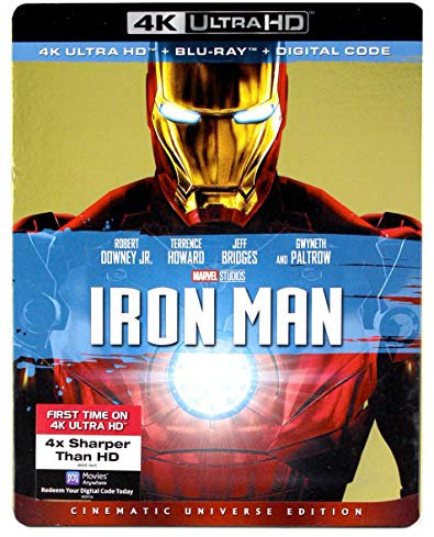 Iron Man 4K UHD [Blu-Ray] [Region Free] (English audio)