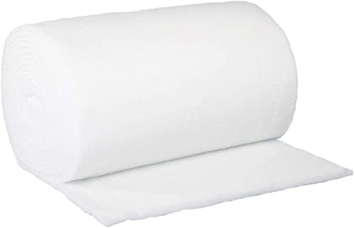 celloexpress Fire Retardant Polyester Wadding/Batting for Quilting, Upholstery, Sewing, and Padding (2oz Fire Retardant, 1/8m - 50cm x 33cm)