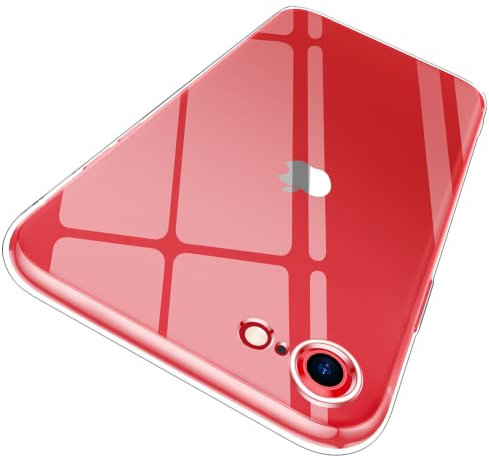 Ruayia Coque pour iPhone SE 2022 5G / SE 2020, Coque iPhone 8/7, Housse de Transparente Silicone Ultra Fine Protection Antichoc Étuis pour iPhone SE 3/2, iPhone 8/7-4.7 Pouces - Transparent