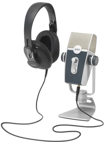 AKG Podcaster Essentials Bundle Microfono Podcast con Auriculares