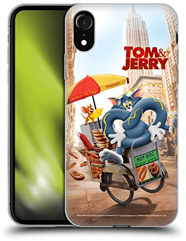Head Case Designs Offizielle Tom and Jerry Movie (2021) Neue Wendung in Der Realen Graphics Gel Handyhülle Hülle [Militärischer Schutzgrad] Kompatibel mit Apple iPhone XR