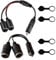 GTIWUNG 2 Stück Auto Motorrad Zigarettenanzünder Stecker Adapter DREI-Wege-Buchse Splitter, 1 bis 2 KFZ Auto Zigarettenanzünder Stecker 12V/24V 16AWG 38CM/18AWG 25CM