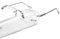 LUFF Occhiali da lettura anti luce blu donna uomo,Lettori Rimless Blu Light Metal Classic Computer Occhiali Anti Eyetrain