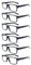 ZONLON 6 Pack Reading Glasses for Men Women Blue Light Blocking Lightweight Black Computer Readers with Spring Hinges 2.75 +