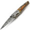 PAL 2000 KNIVES Couteau en acier Damas fait main avec gaine en cuir (3036)