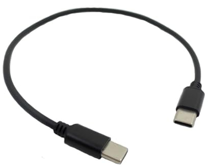 Yaowanguan USB-C vers USB-C Câble pour Rode SC16,Wireless GO II,Wireless GO II Single,Wireless ME,Wireless Pro Système de Microphone,Type-C vers Type-C Remplacement Fil 300mm