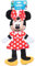 Disney for Pets Minnie Mouse Plush Squeaky with Flattie Crinkle Body Dog Toy 13.5in | Disney Dog Toys | Plush Squeaker Toy for Dogs Inspired by Minnie Mouse, Disney Mickey and Friends