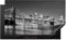 KitchenYeah© Copri Piano Cottura 90x52 cm Coprifornelli Tappetino per Induzione Fornello Tutto per la Cucina Ponte di Brooklyn - Skyline - Bianco e nero - New York