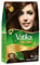 Vatika Henna Coloración Marrón Oscuro - 6 bolsitas de 10 g Henna y café bio para un color intenso, granada para el brillo Nutre y fortalece el cabello, color duradero
